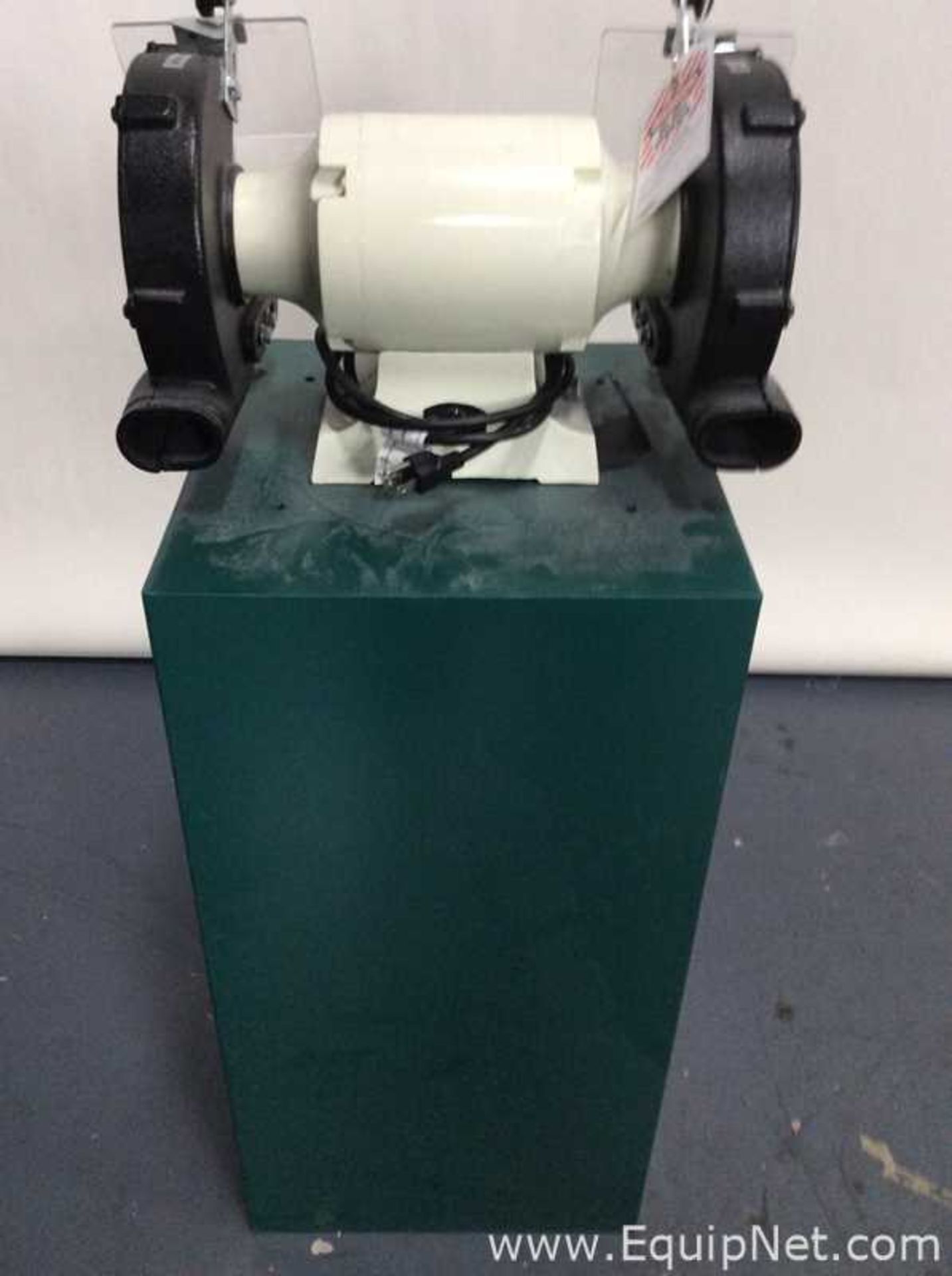 Jet JBG-8A Bench Grinder Mounted on Grizzly G0759 Cabinet - Image 4 of 5
