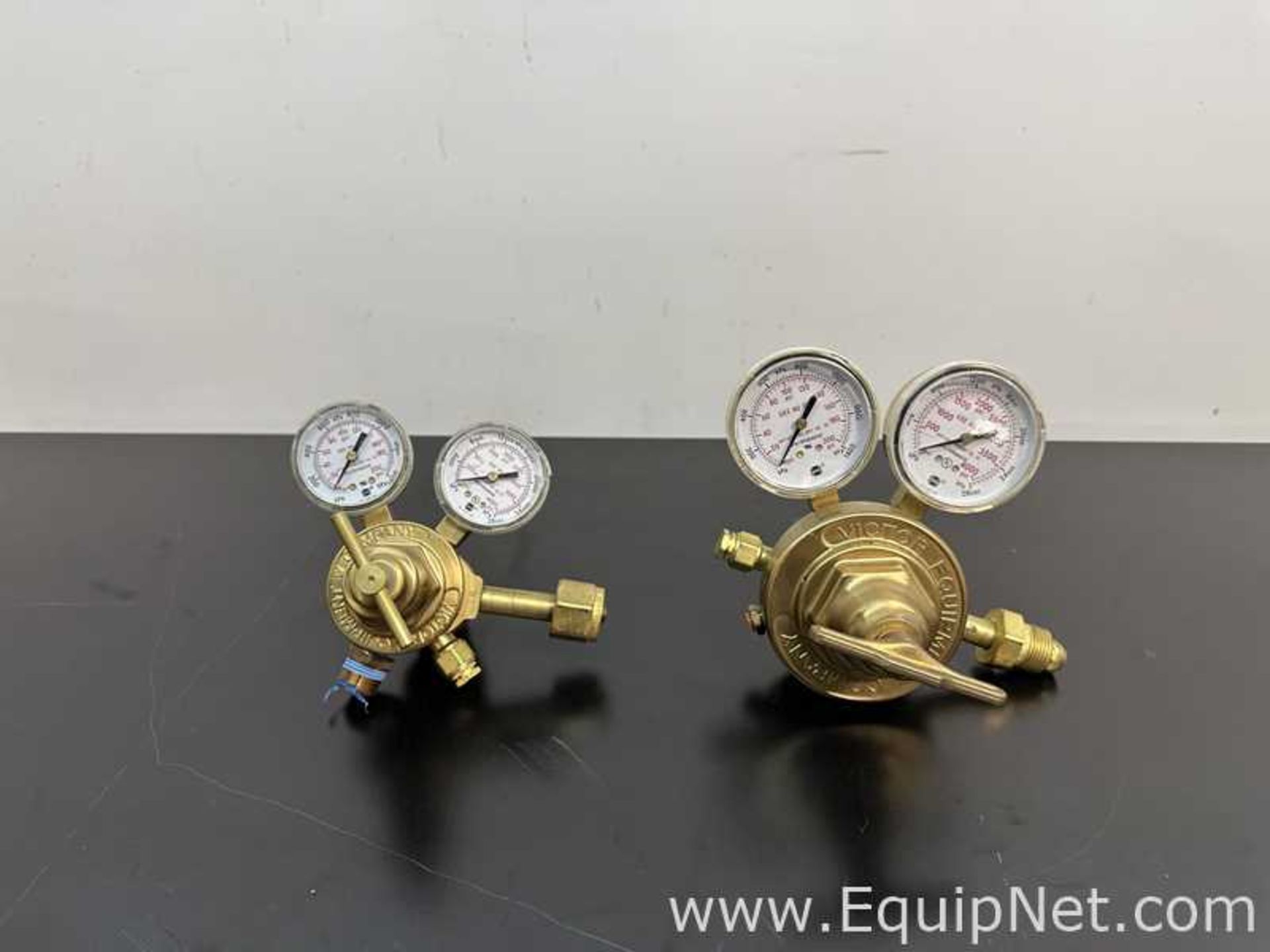 Lot of Victor Equipment SR 450D and VTS 250D Industrial Regulators