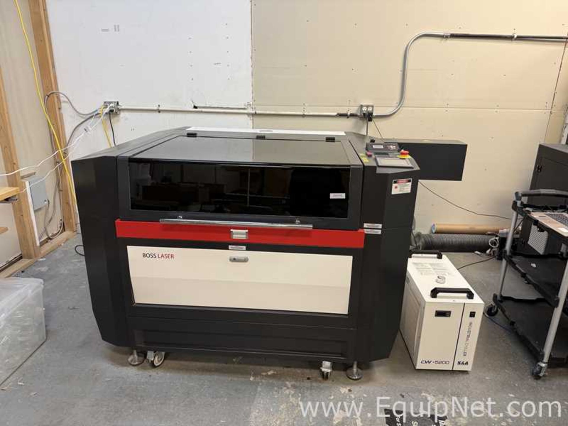 HP-2440 CO2 Laser Cutter and Engraver with S and A CW-5200 Industrial Water Chiller - Image 29 of 45