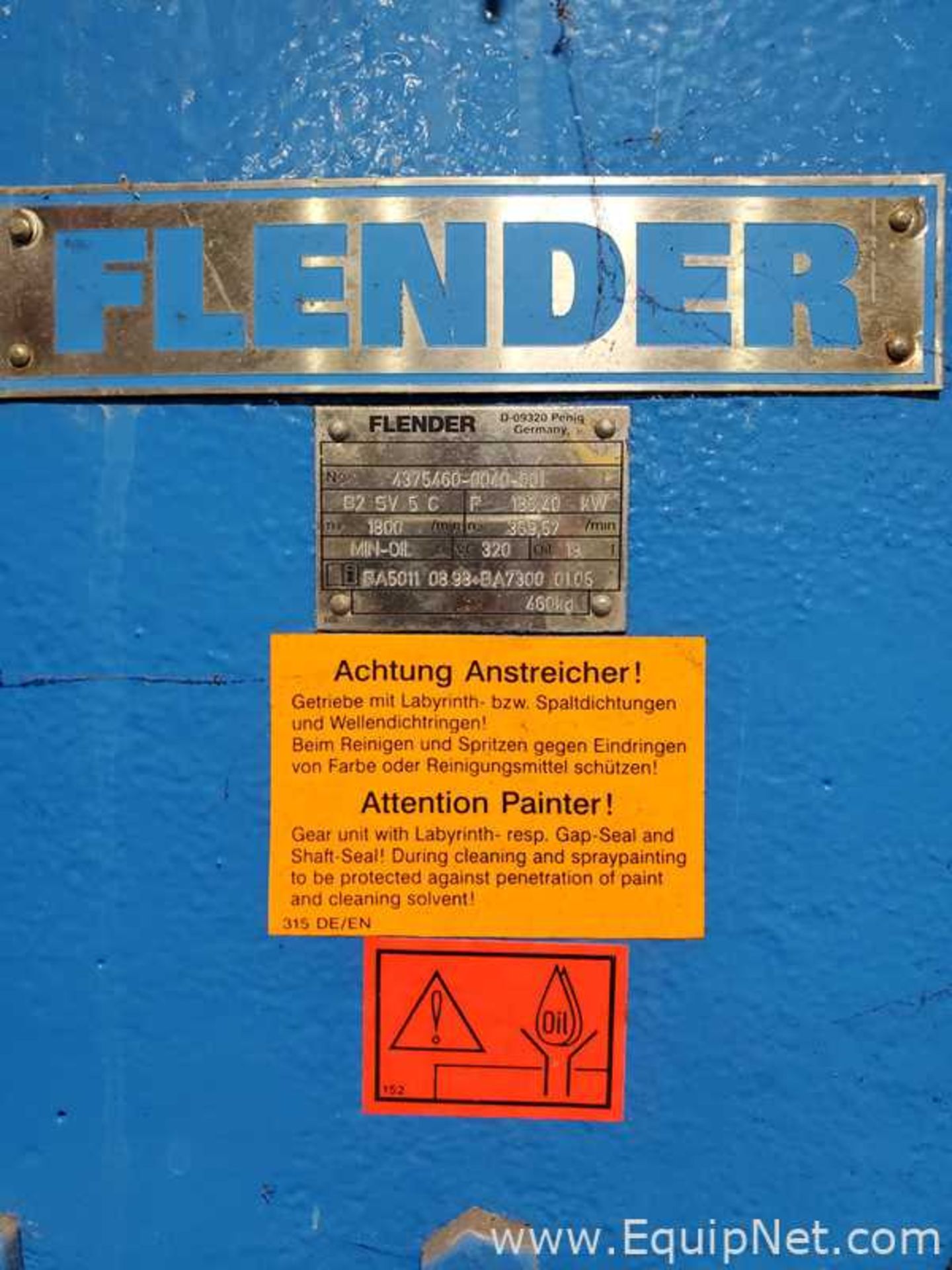 Lot of 2 Flender Gear Boxes for Proquip Agitator - Image 2 of 5