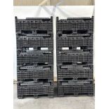 Lot Of 10 Orbis Heavy Duty Collapsible Storage Bins