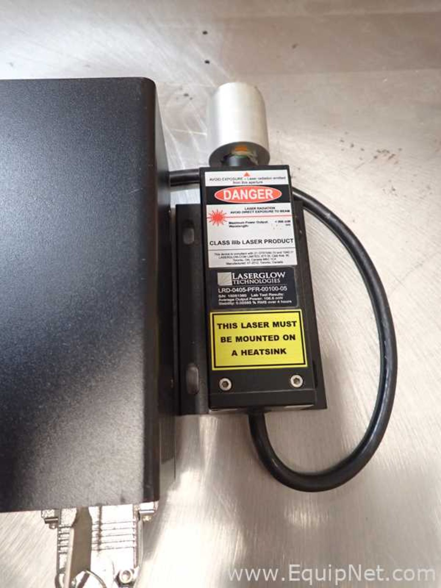 Laserglow Technologies LRS-0532-PFM-00100-05 Class IIIb Laser with Controller and Fiber Optic Cable - Image 3 of 7