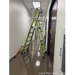 Little Giant 19708-146 Safety Cage 2.0 Platform Ladder With Adjustable Outriggers