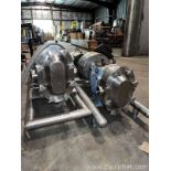 Lot Of Two SPX Waukesha 060 U20 Positive Displacement Lobe Pumps