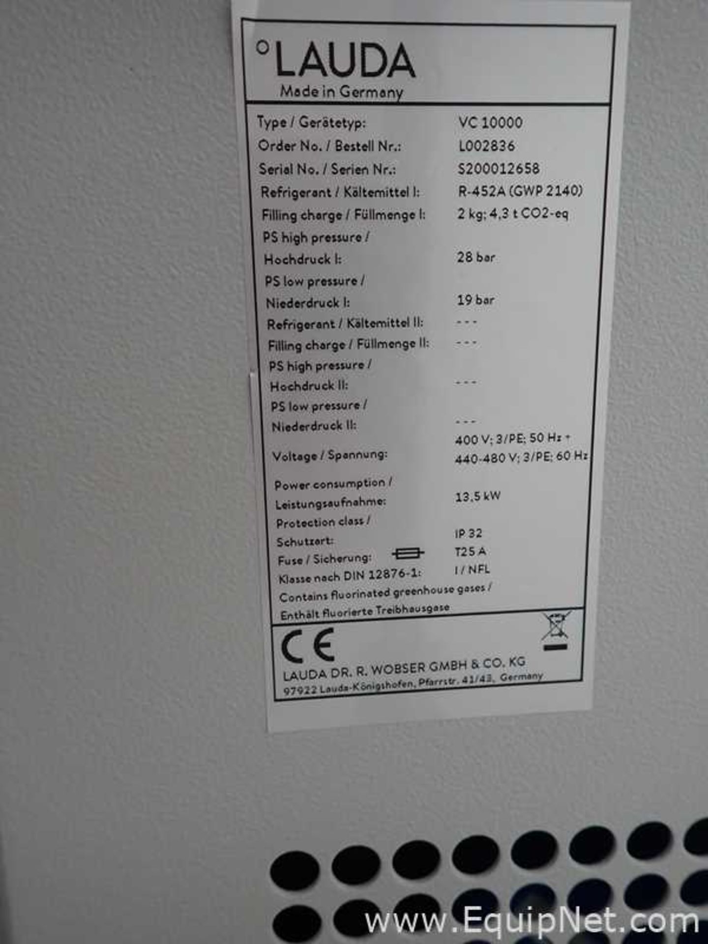 Lauda Vericool VC10000 Chiller - Image 4 of 4