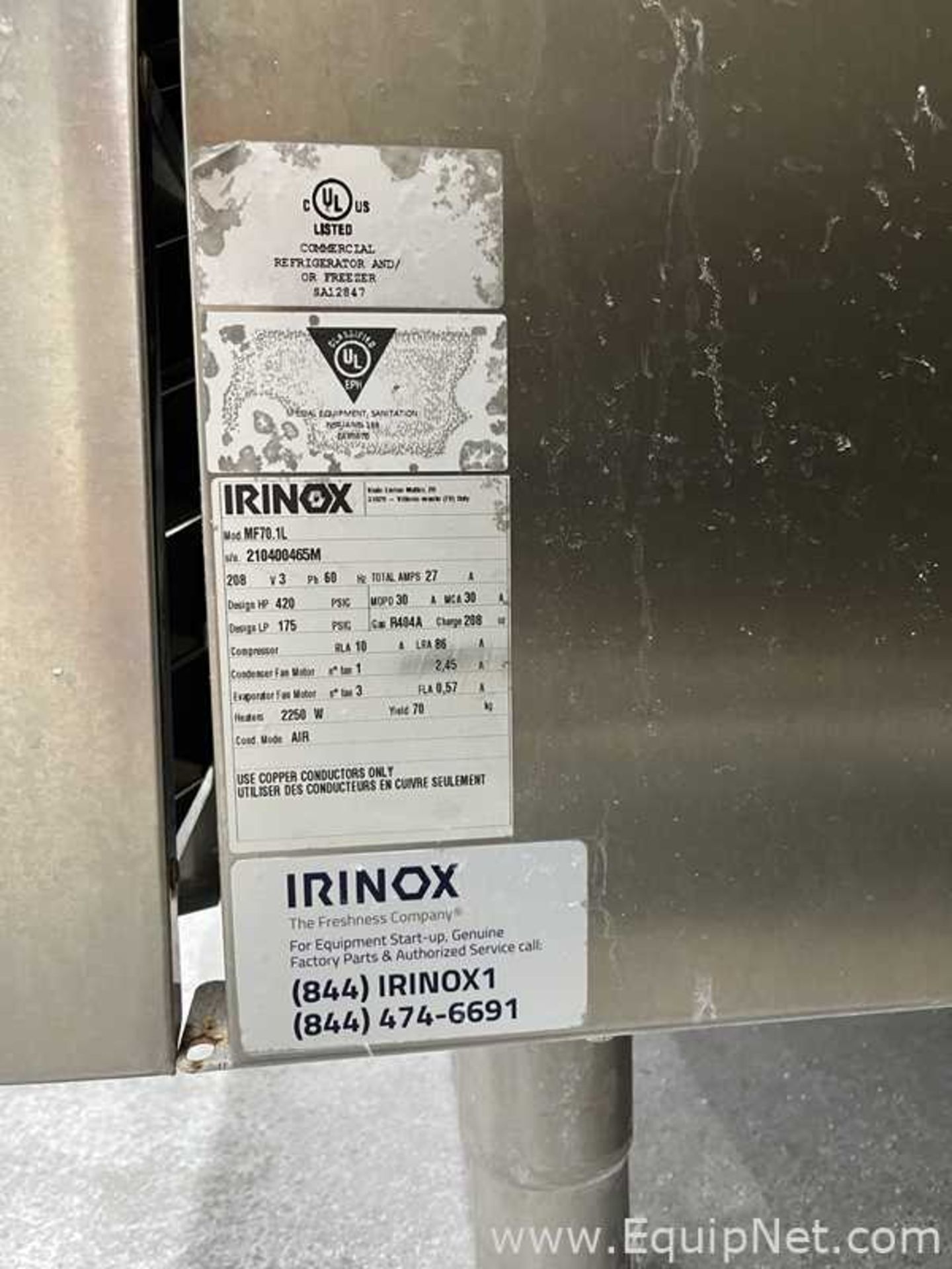 Irinox MF70.1L Blast Chiller - Schock Freezer - Image 4 of 4