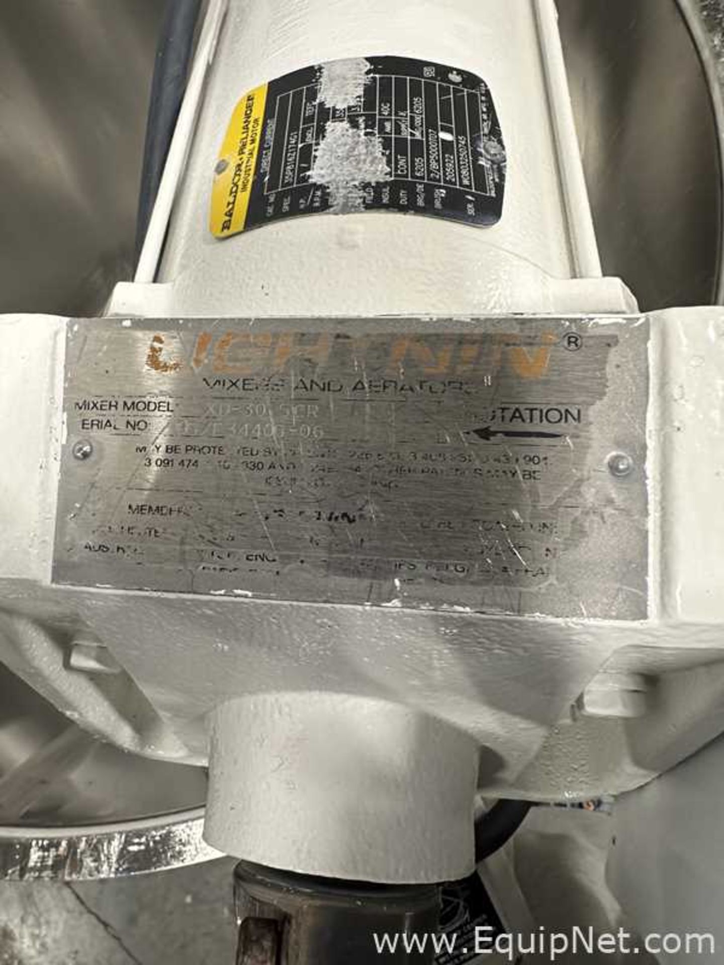 Lightnin Model XD-30 SCR Mixer With Baldor Washdown Duty DC Drive And Motor - Image 8 of 14