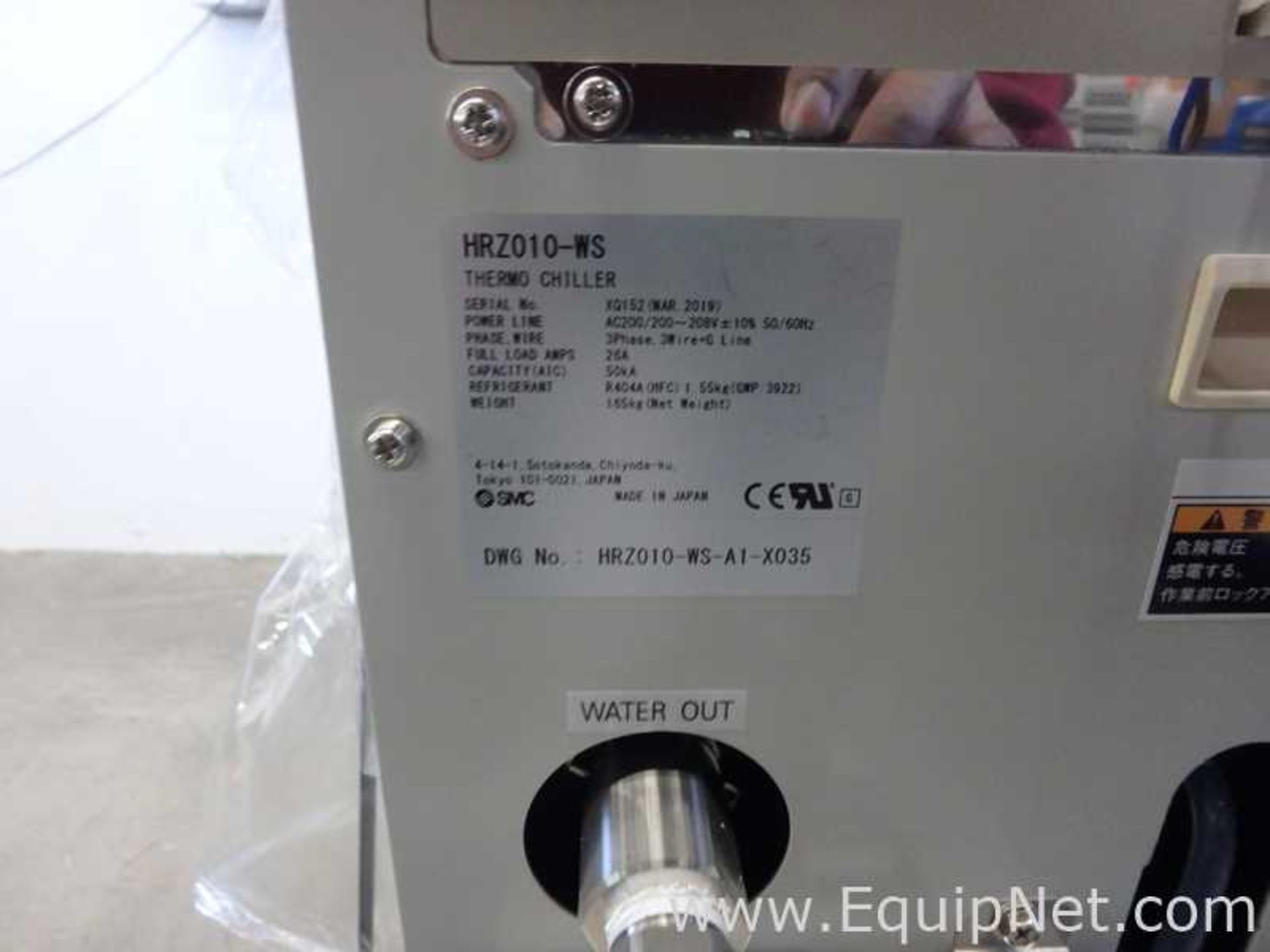 Lot of SMC HRZ010-WS High Pressure Refrigerant Thermo Chiller - Image 11 of 12