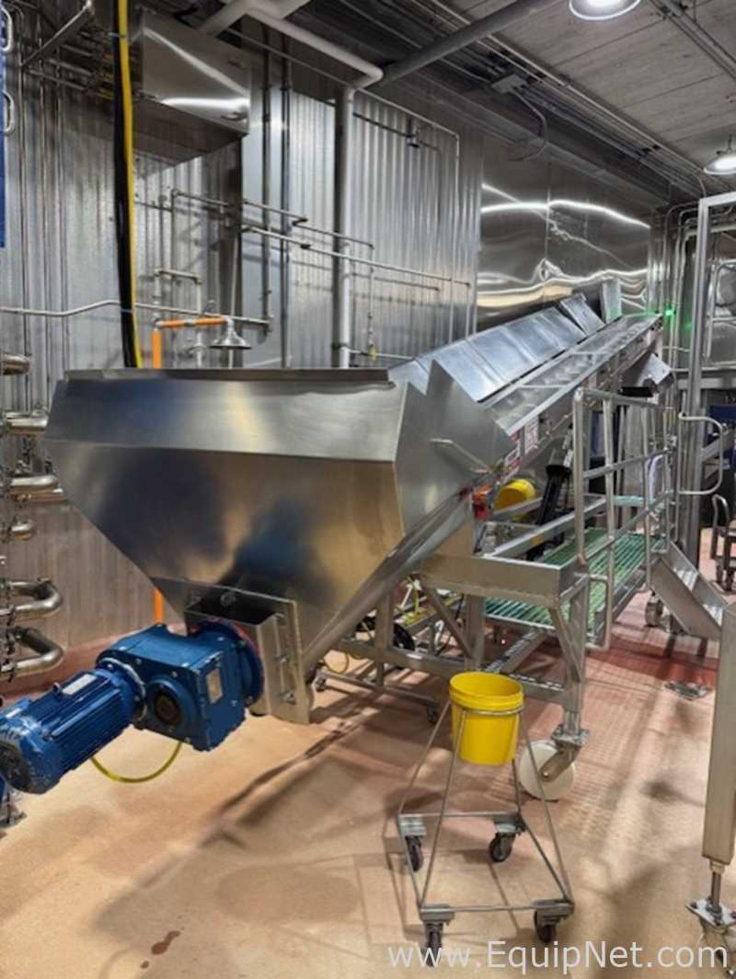 Stainless Steel Incline Screw Conveyor-Feeder