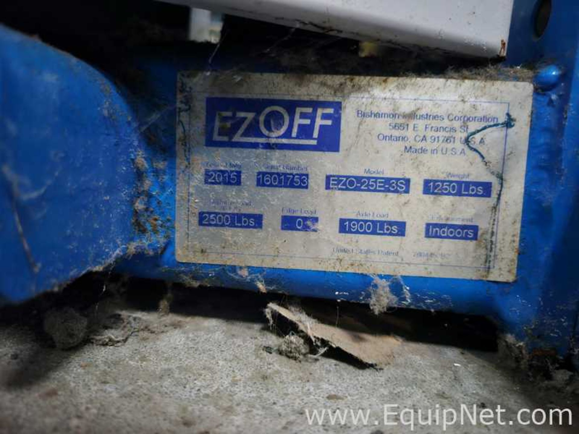 Bishamon lndustries Corporation EZO-25E-3S Lift