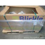 Lot of Approximately 80 Nylon White Castors, 140x40 mm