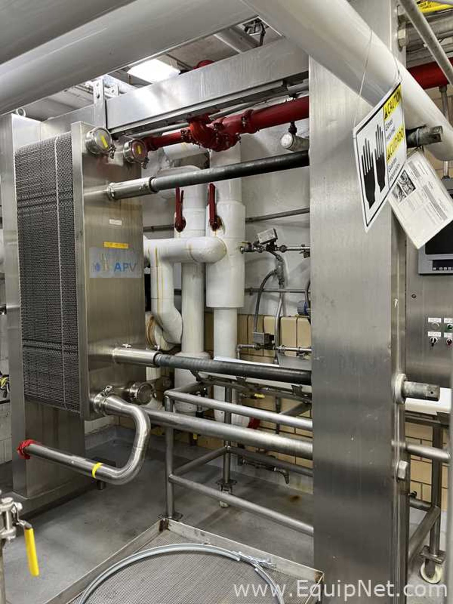 Heat Exchanger Skid With Alfa Laval Contherm 6X6 Heat Exchanger APV R5IT Plate Heat Exchanger - Image 9 of 13