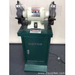 Jet JBG-8A Bench Grinder Mounted on Grizzly G0759 Cabinet