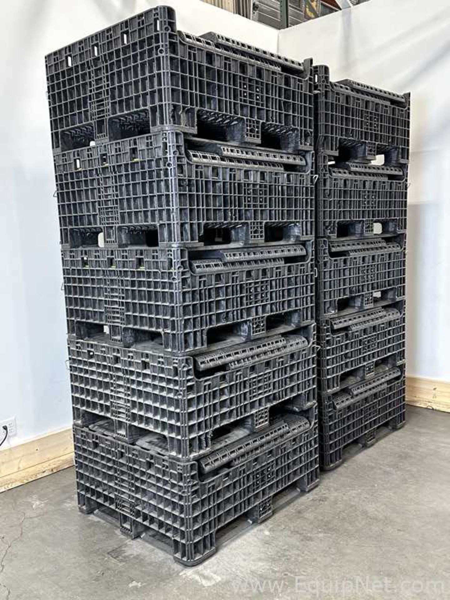 Lot Of 10 Orbis Heavy Duty Collapsible Storage Bins - Image 2 of 6