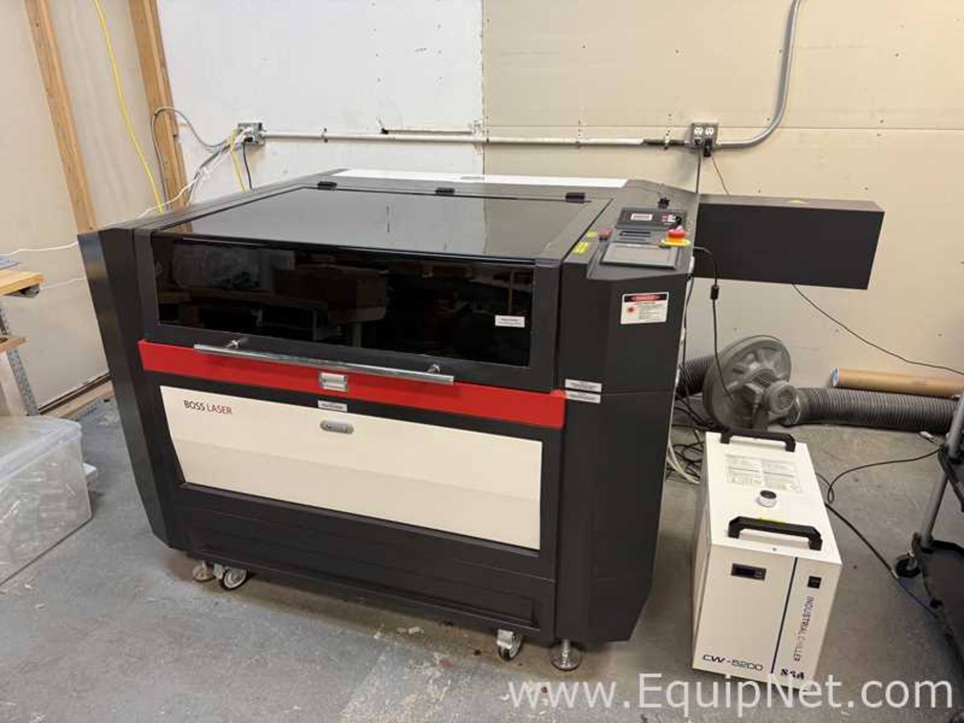 HP-2440 CO2 Laser Cutter and Engraver with S and A CW-5200 Industrial Water Chiller - Image 30 of 45