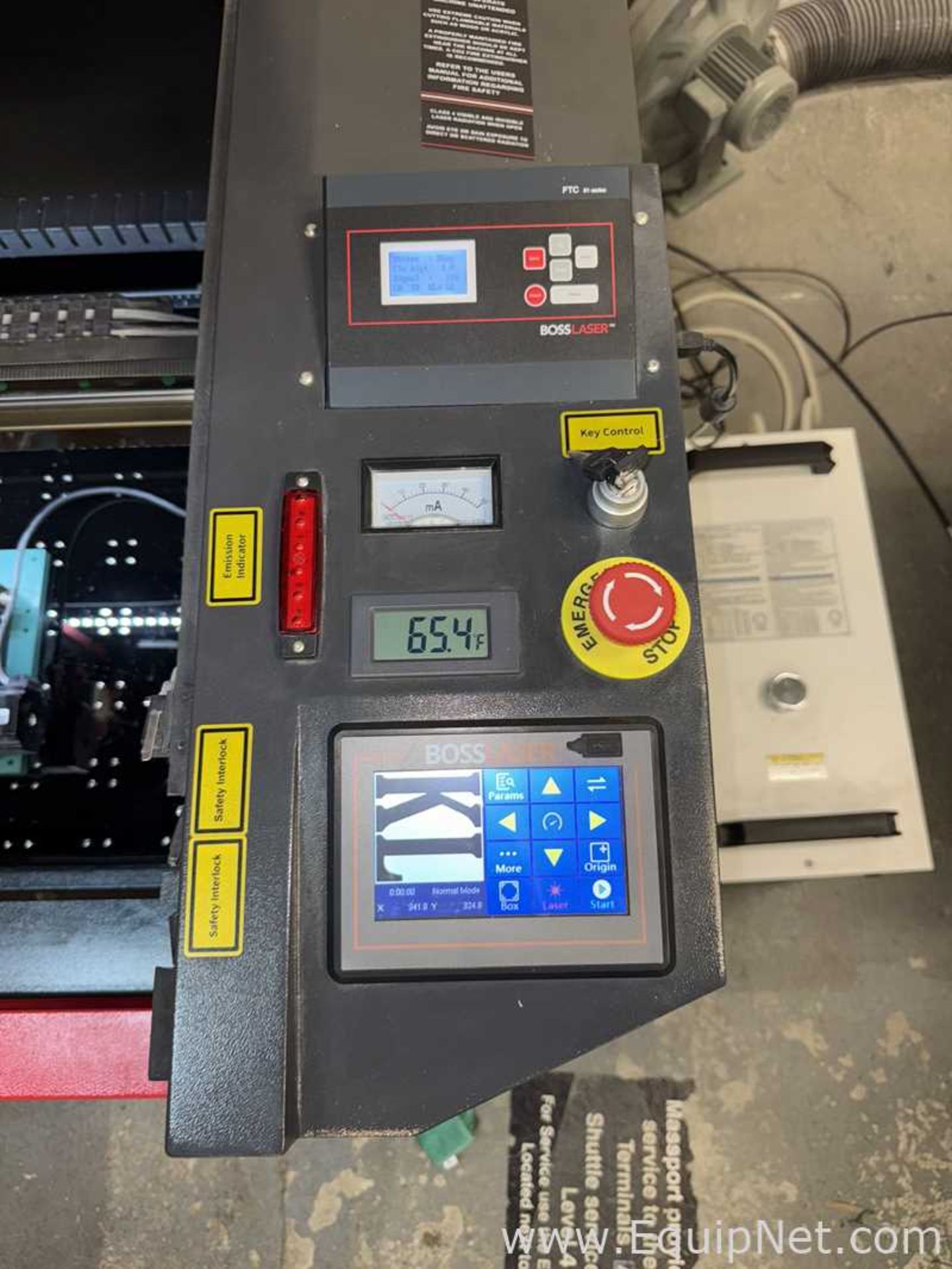 HP-2440 CO2 Laser Cutter and Engraver with S and A CW-5200 Industrial Water Chiller - Image 25 of 45