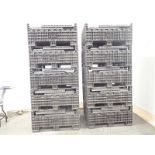 Lot Of 10 Orbis Heavy Duty Collapsible Storage Bins