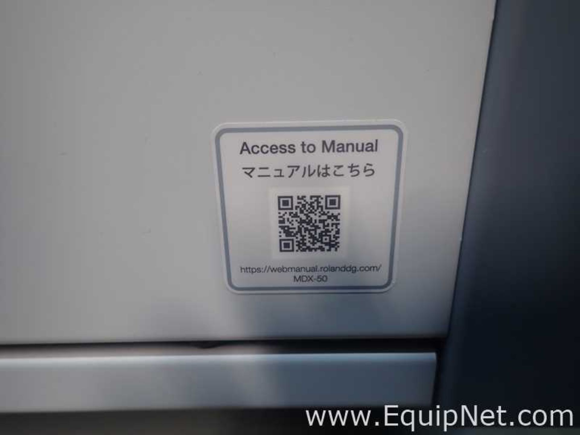 Roland Modela MDX-50 Benchtop CNC Milling Machine on Rolling Table - Image 11 of 18