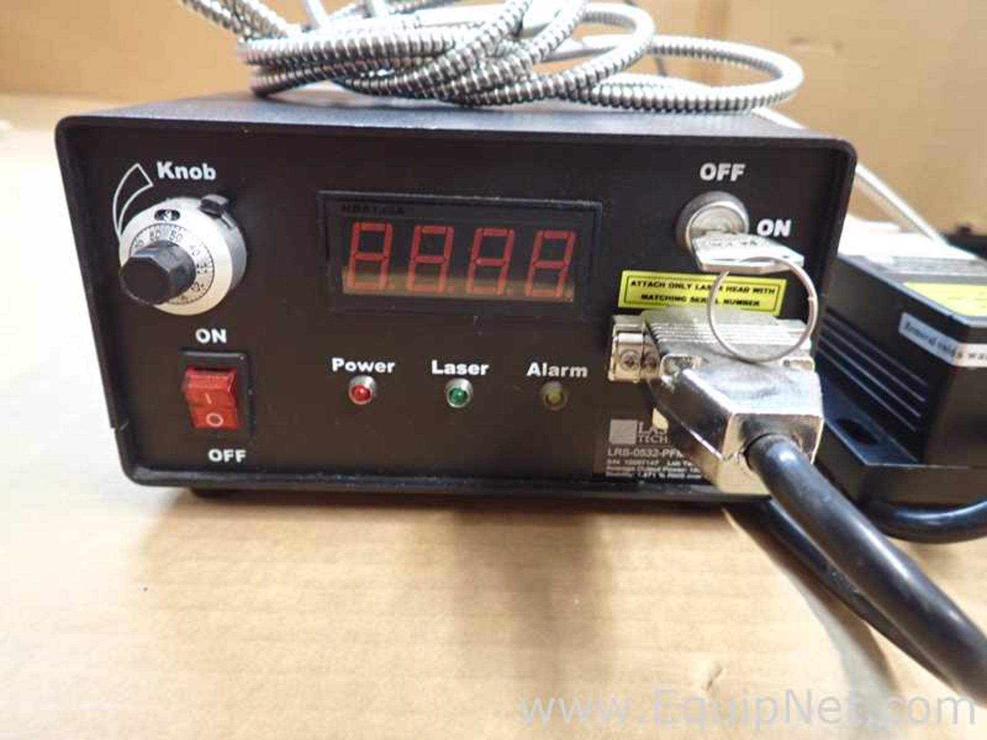 Laserglow Technologies LRS-0532-PFM-00100-05 Class IIIb Laser with Power Supply, Fiber Optic Cable - Image 4 of 7