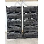 Lot Of 10 Orbis Heavy Duty Collapsible Storage Bins