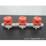 Unused Lot Of 3 1 Inch To 1/2 Inch Nibco Diaphragm Valve