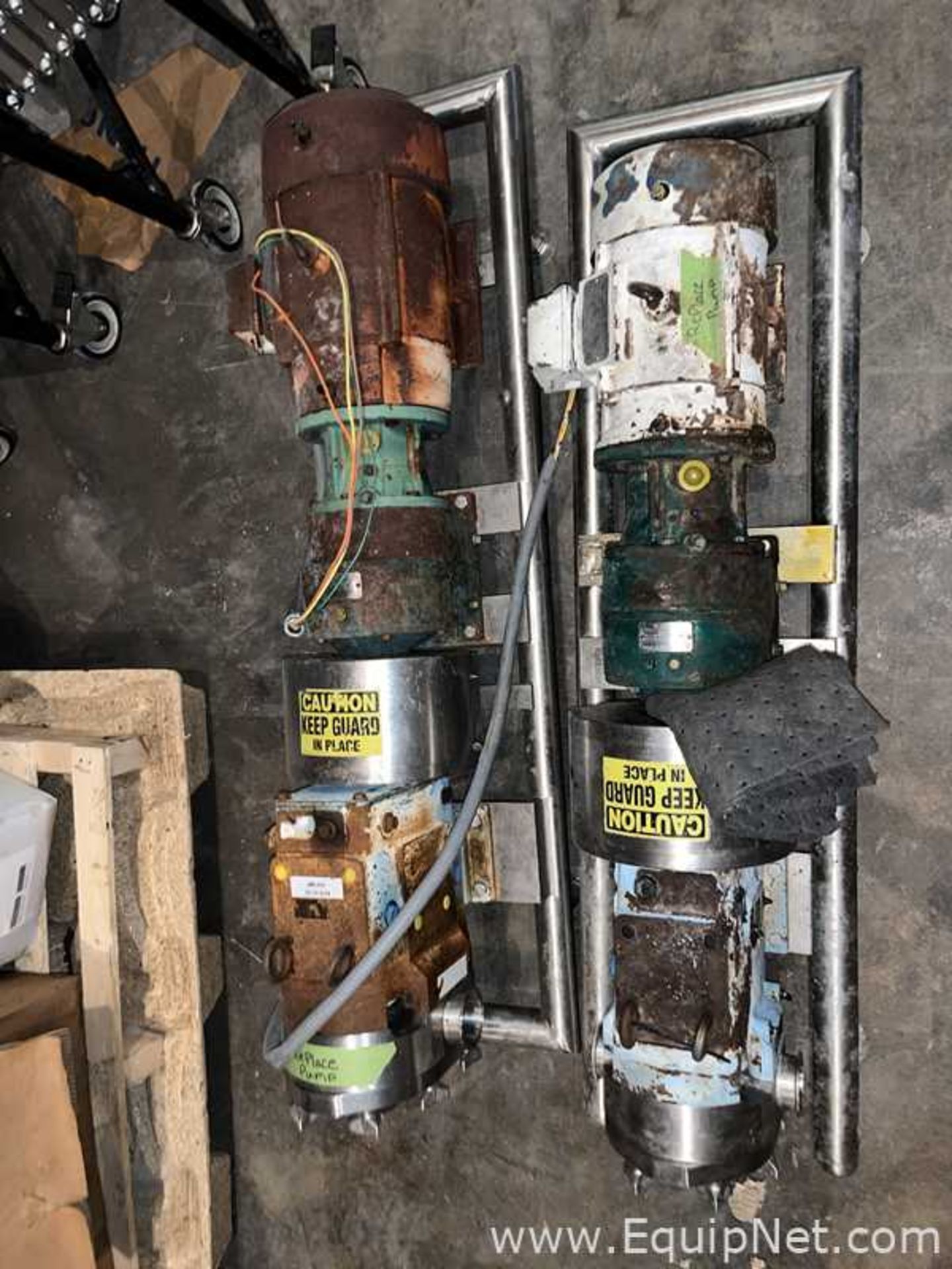 Lot Of Two SPX Waukesha 060 U20 Positive Displacement Lobe Pumps - Image 2 of 4