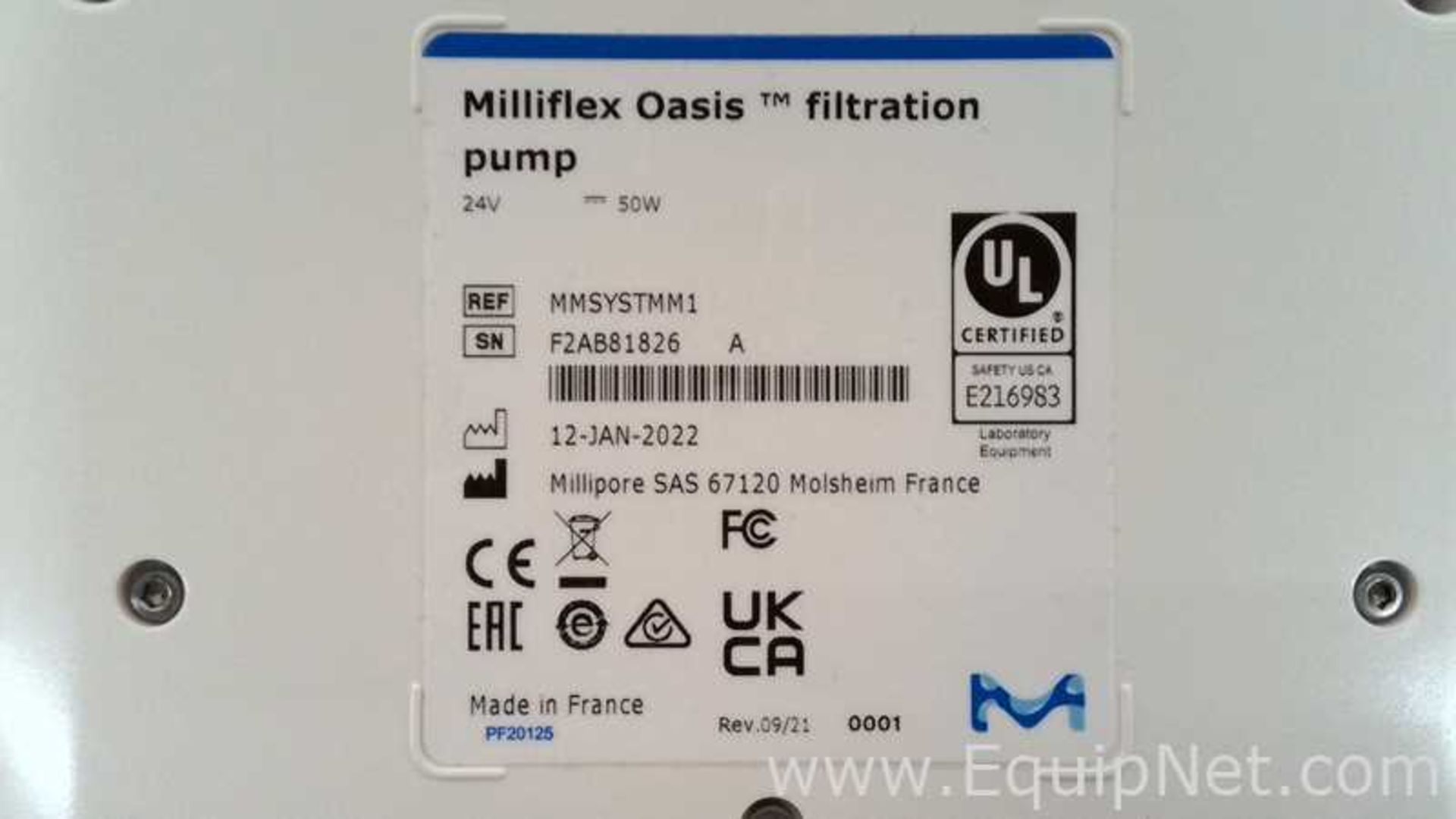 Millipore Milliflex Oasis Filtration Pump - Image 7 of 11