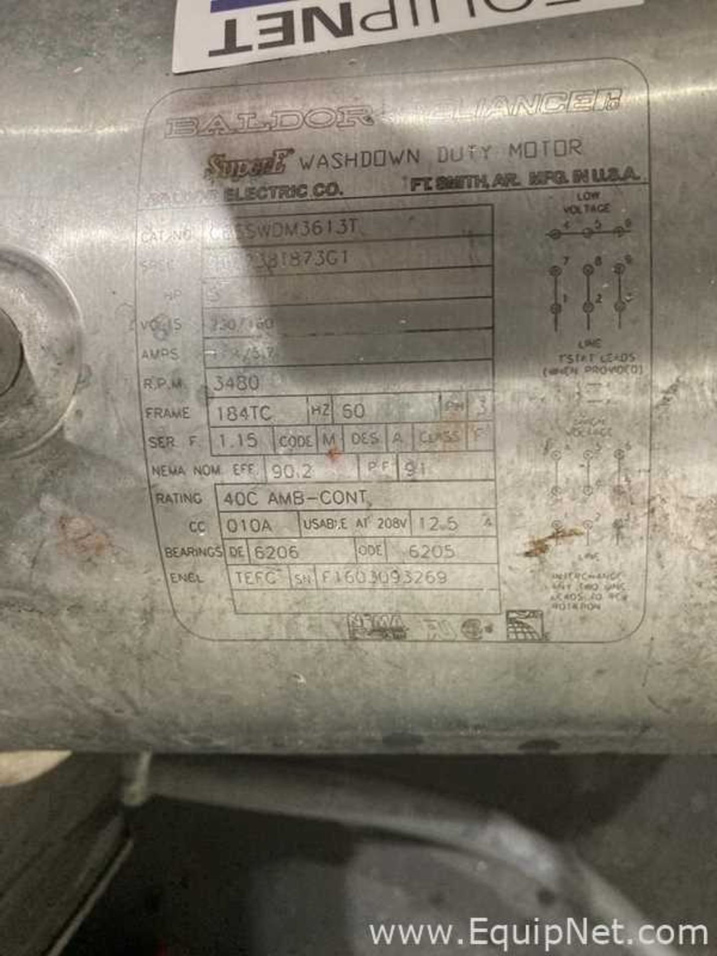 5 HP Alfa Laval Sanitary Stainless Steel Centrifugal Pump - Image 3 of 3