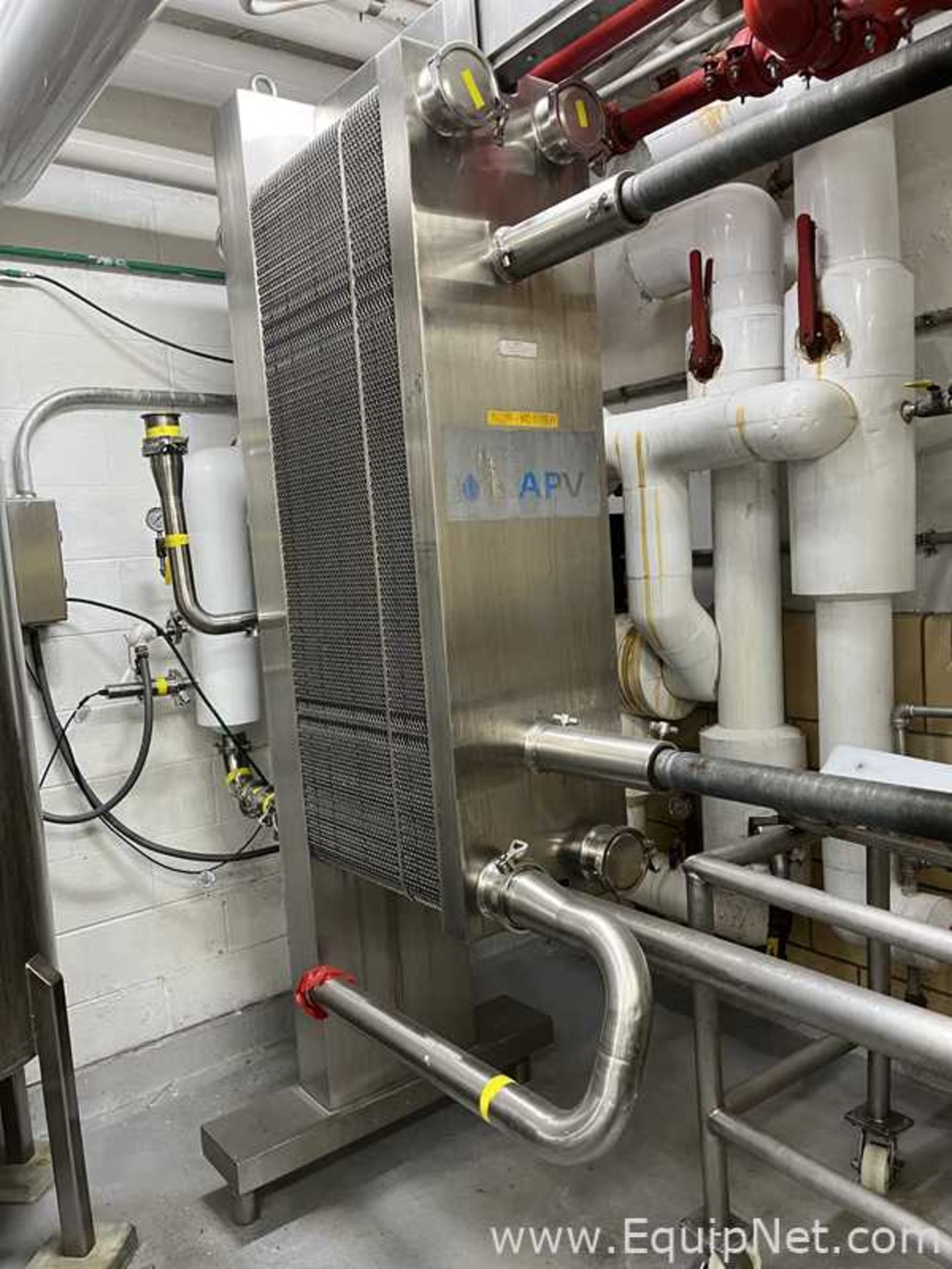 Heat Exchanger Skid With Alfa Laval Contherm 6X6 Heat Exchanger APV R5IT Plate Heat Exchanger - Image 8 of 13