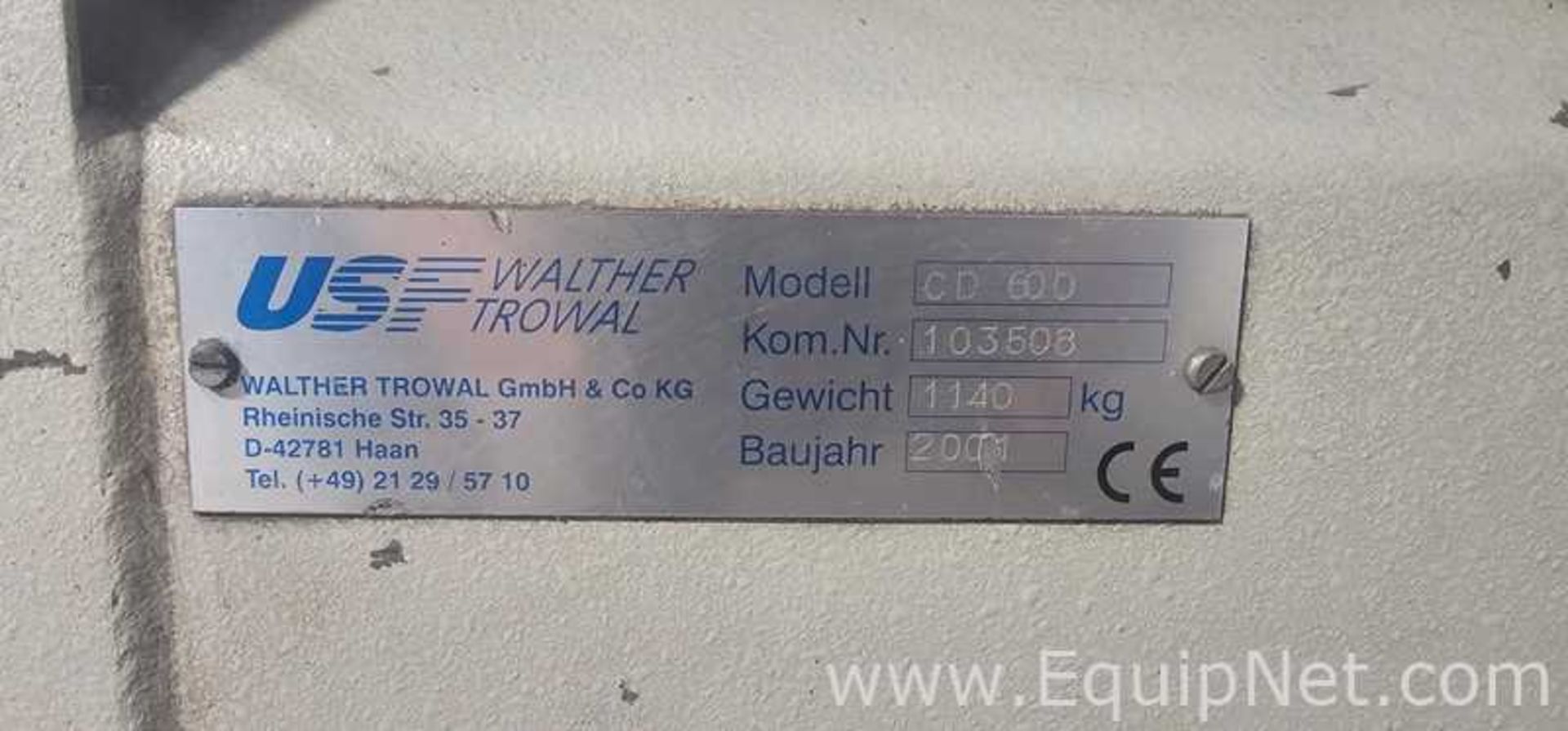Walther Trowal CD600 Vibrating Deburring Bowl Machine - Image 3 of 3