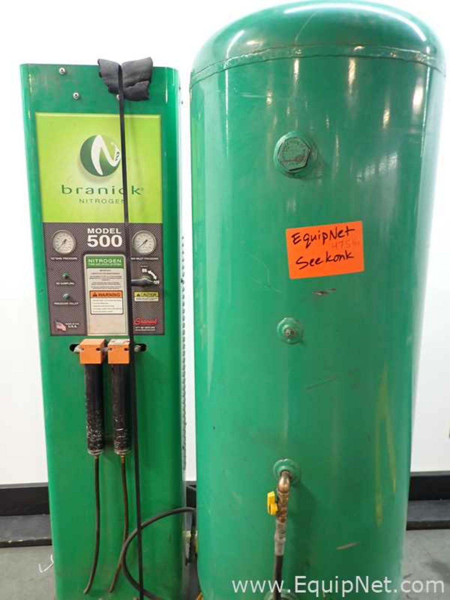 Branick 500 Tower Tire Nitrogen Generator With Storage Tank
