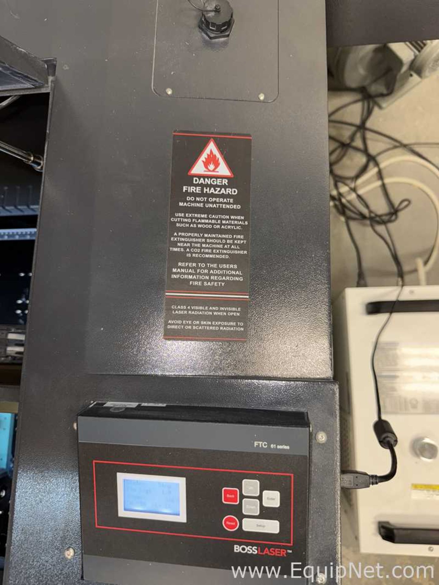 HP-2440 CO2 Laser Cutter and Engraver with S and A CW-5200 Industrial Water Chiller - Image 26 of 45