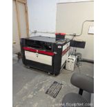 HP-2440 CO2 Laser Cutter and Engraver with S and A CW-5200 Industrial Water Chiller