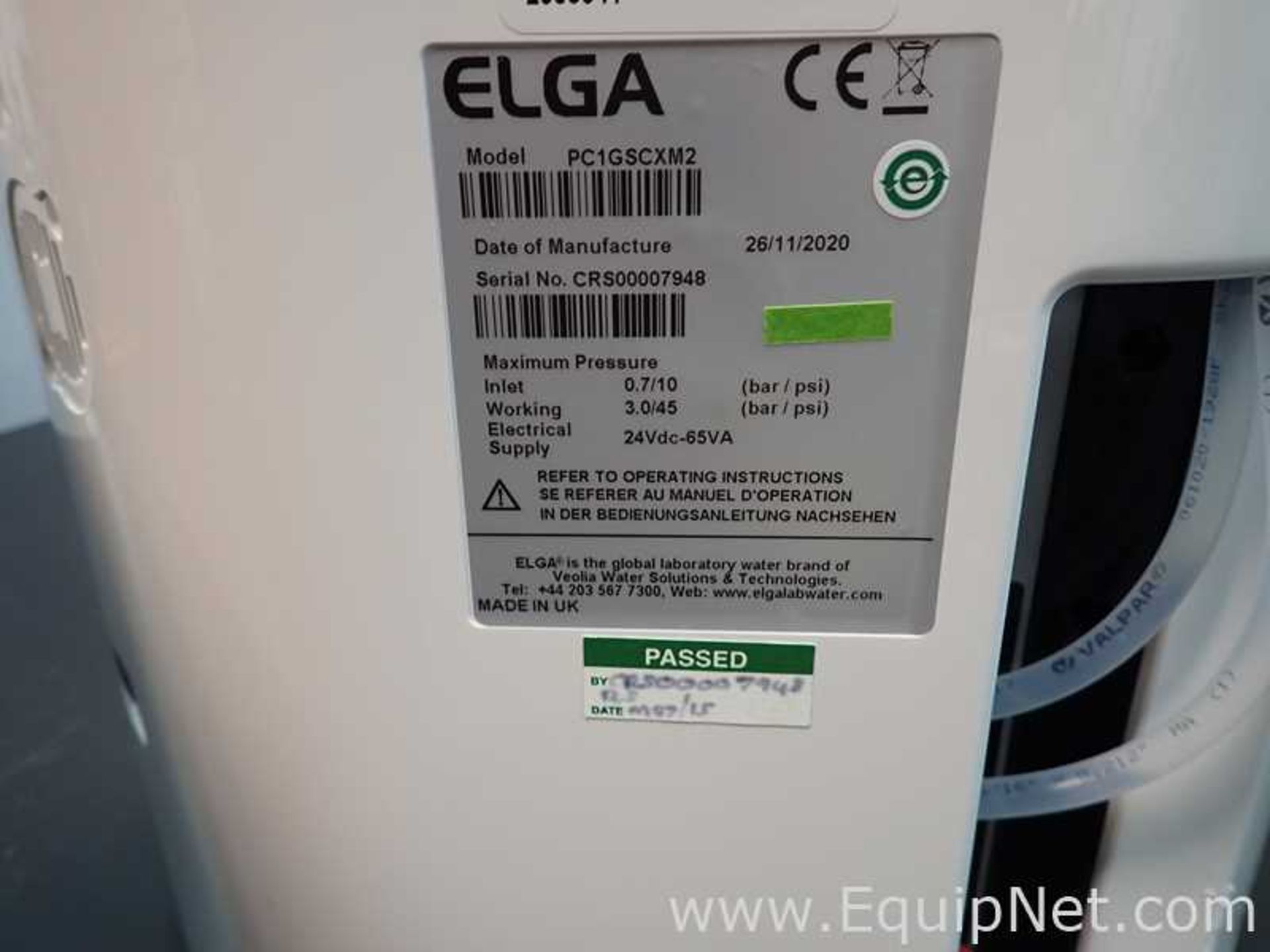 Elga PC1GSCXM2 Water Purification System - Image 4 of 4