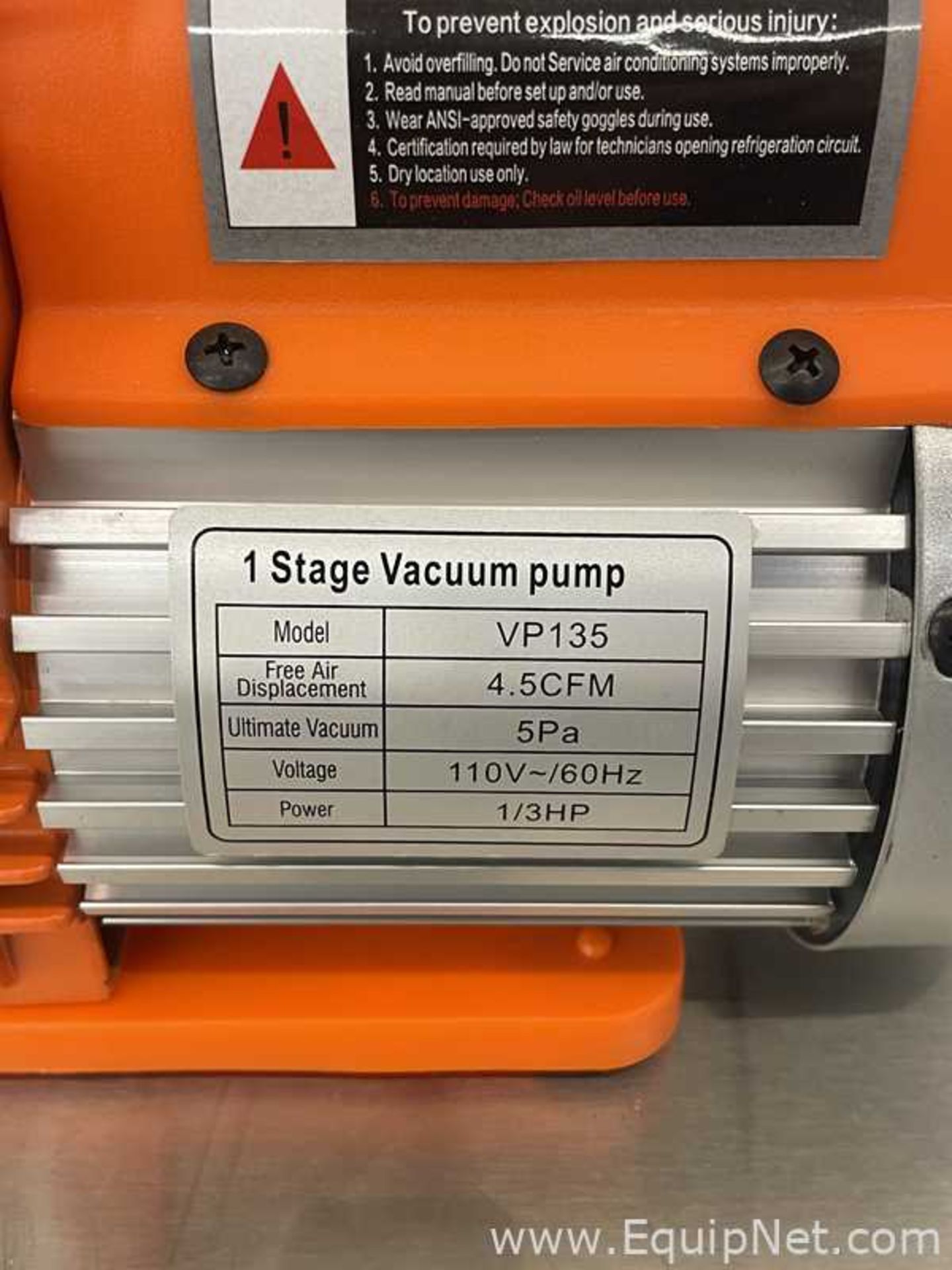 Edwards VP135 Vacuum Pump - Image 5 of 5