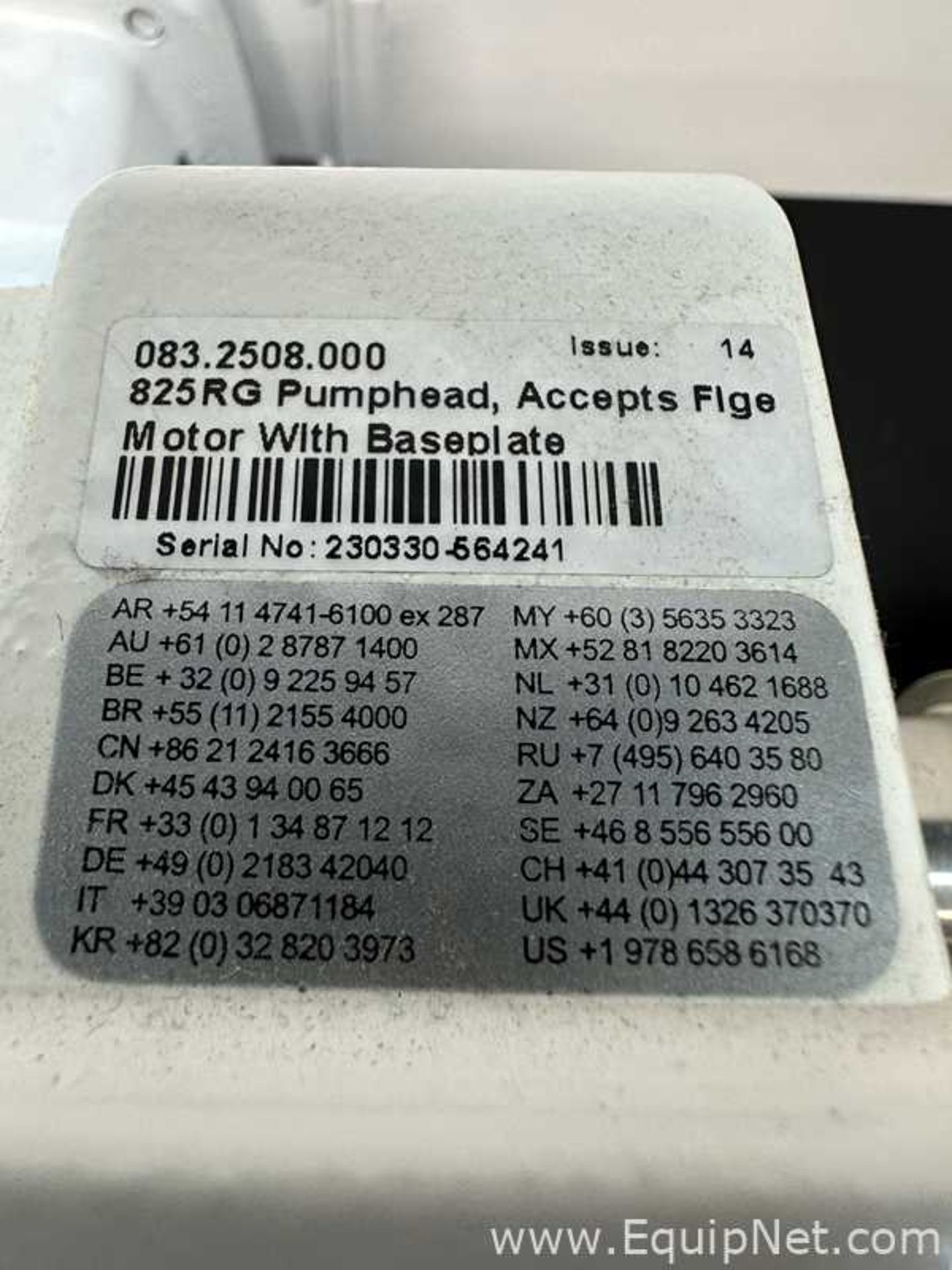 Watson Marlow 825 Hygienic Peristaltic Hose Pump - Image 7 of 9