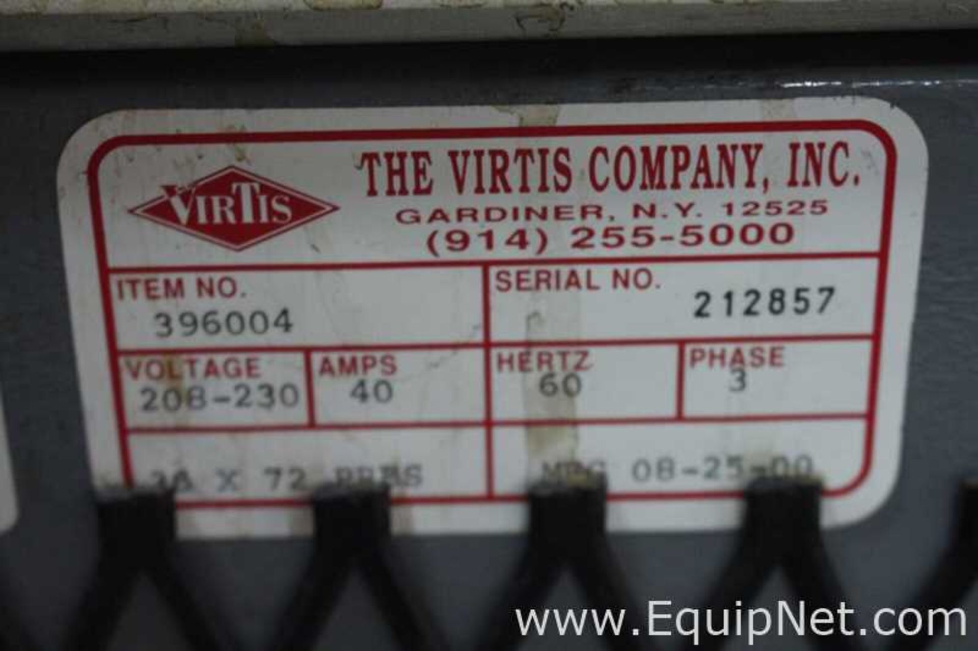 Virtis 396004 Freeze Dryer - Image 2 of 16