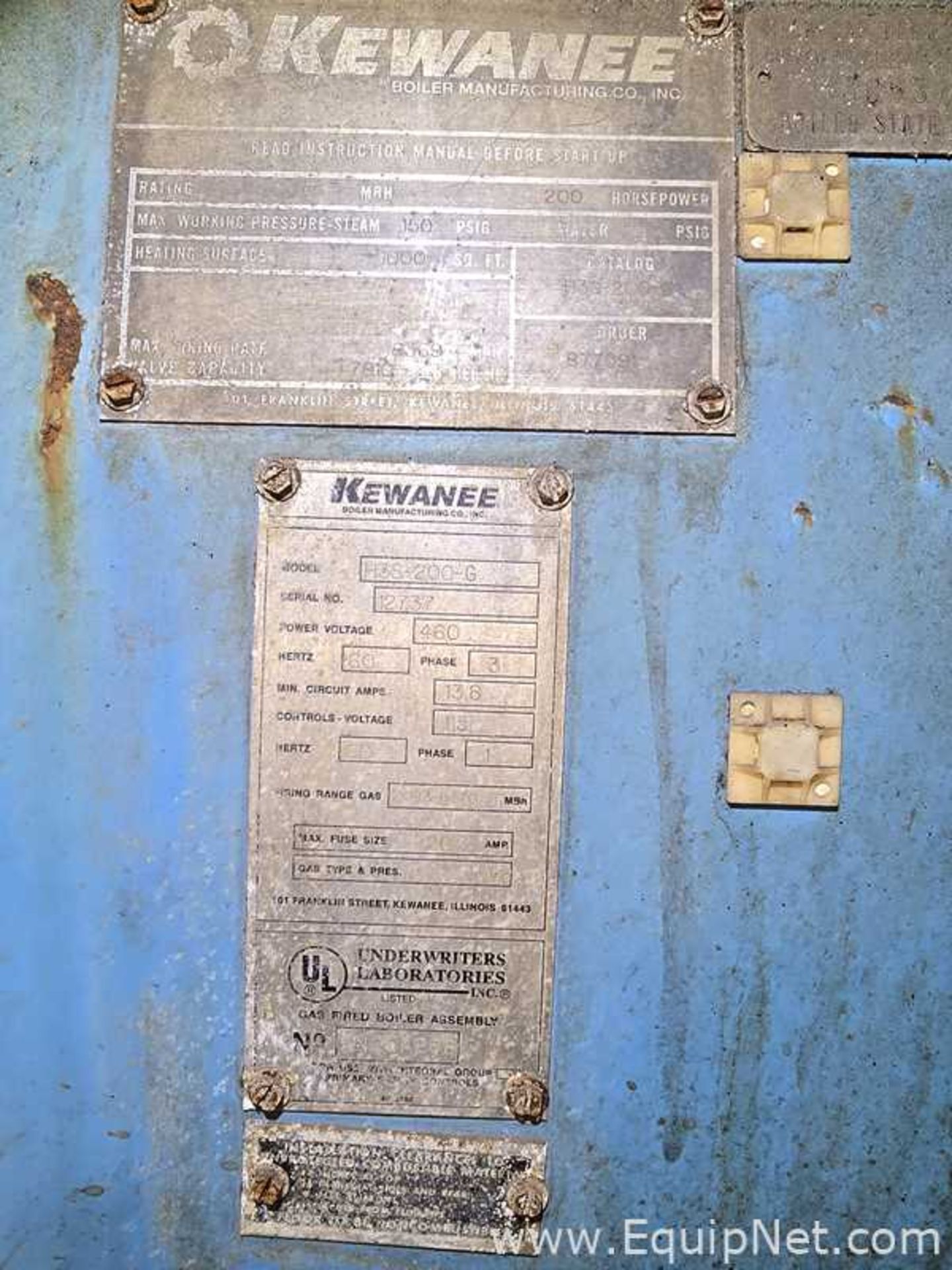 Kewanee H3S-200-G 200 HP, 150 psi Boiler - Image 23 of 24