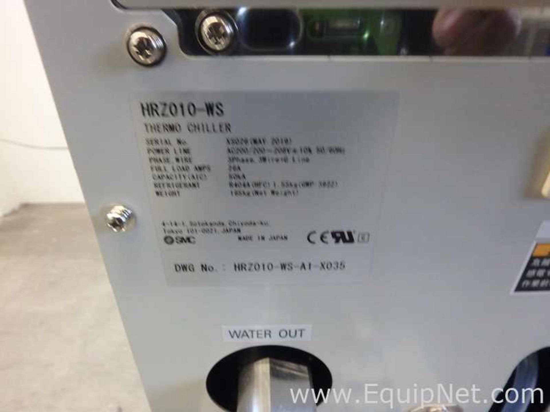 Lot of SMC HRZ010 High Pressure Refrigerant Thermo Chiller - Image 19 of 20