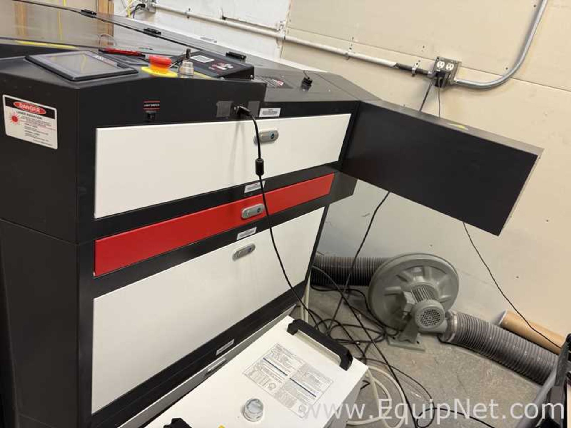 HP-2440 CO2 Laser Cutter and Engraver with S and A CW-5200 Industrial Water Chiller - Image 41 of 45