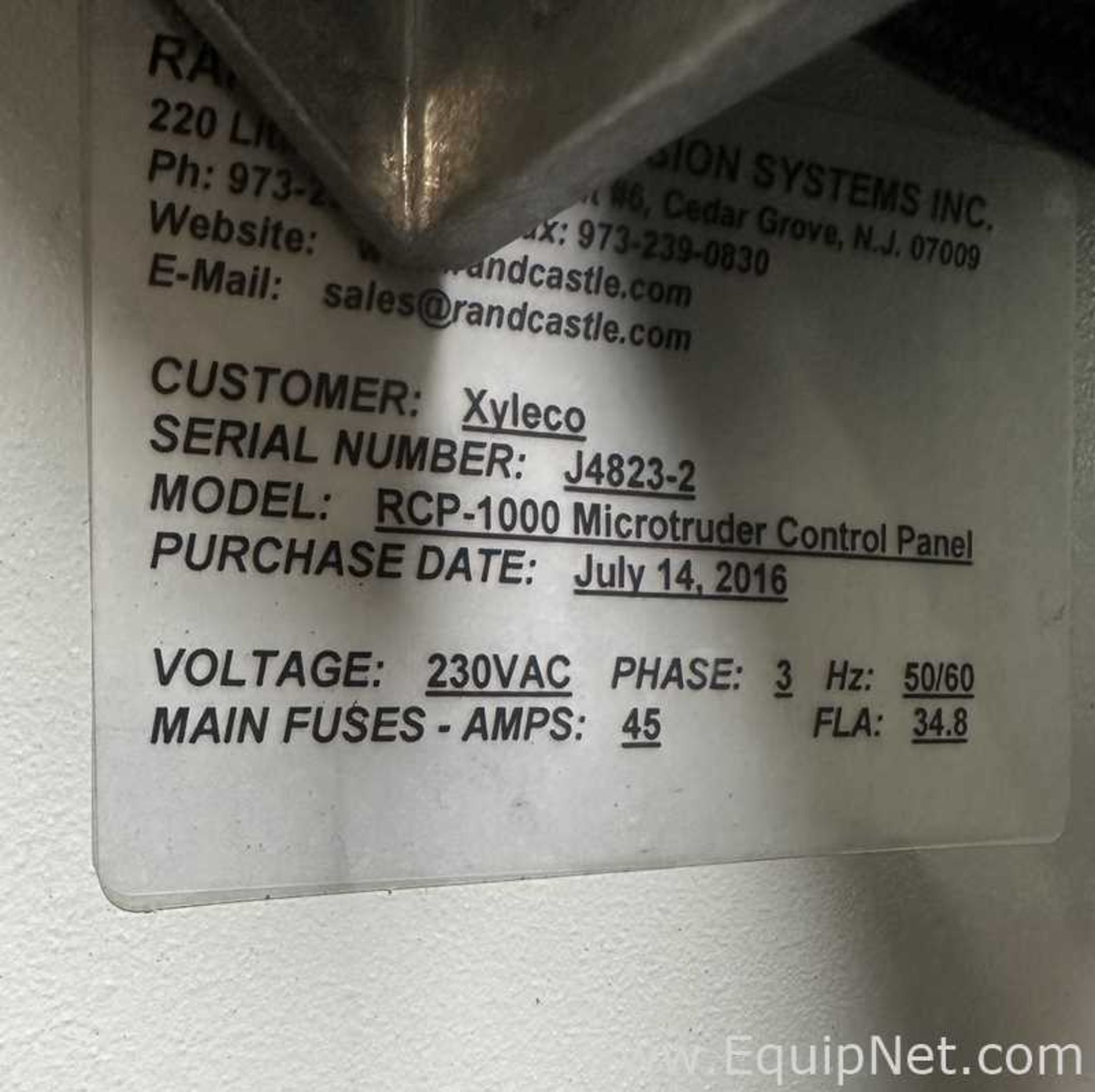 Randcastle Extrusion Systems, Inc. RCP-1000 Microtruder Extruder - Image 19 of 33