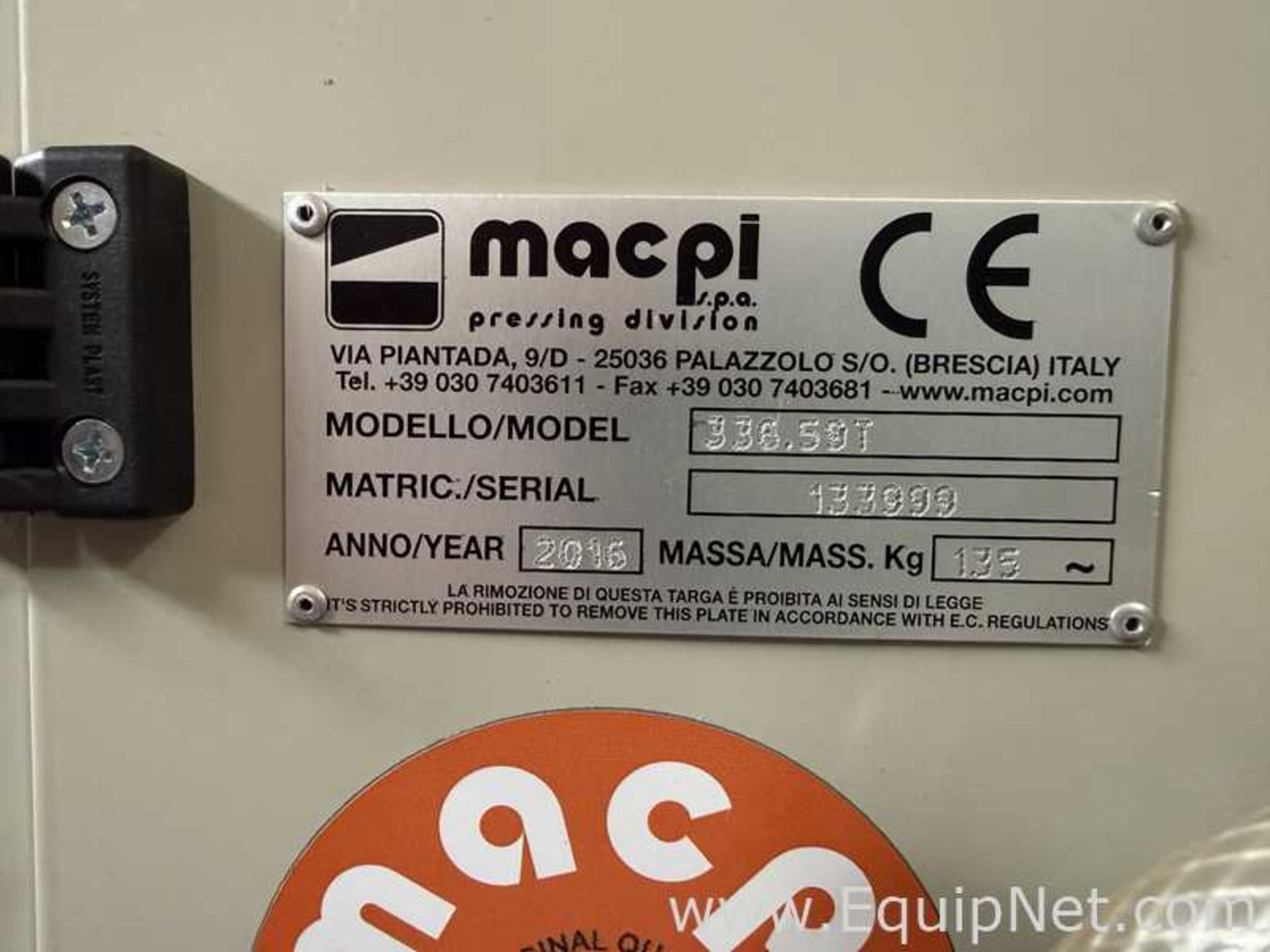 Macpi 336.59T Automatic Seam Sealing Machine - Image 5 of 7