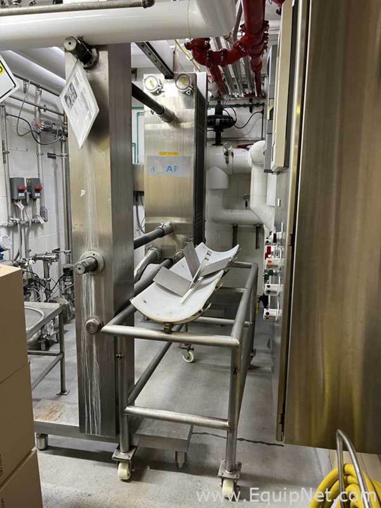 Heat Exchanger Skid With Alfa Laval Contherm 6X6 Heat Exchanger APV R5IT Plate Heat Exchanger - Image 10 of 13