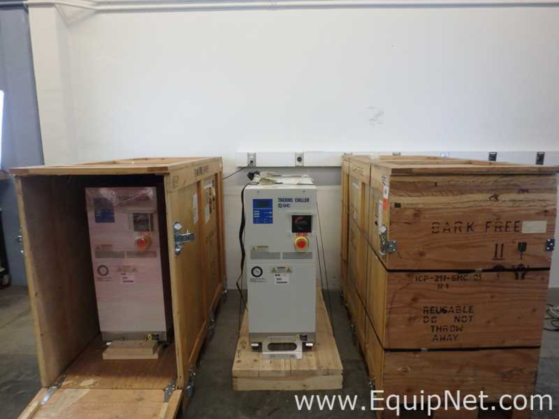Lot of SMC HRZ010-WS High Pressure Refrigerant Thermo Chiller