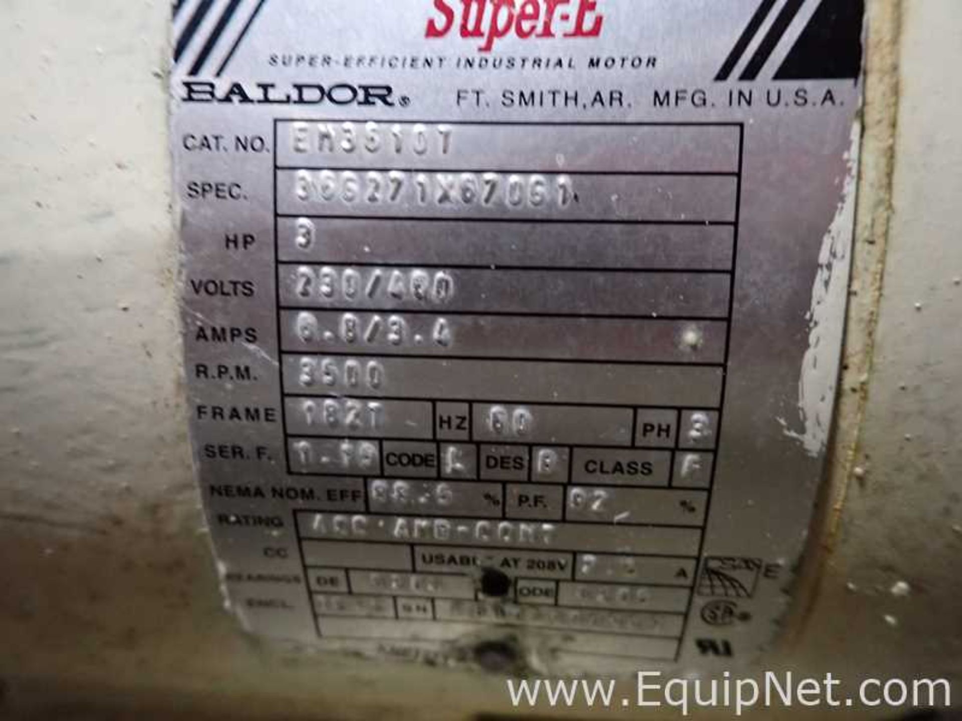 One Lot of Three Goulds 1X1.50 - 6 Centrifugal Pumps - Image 10 of 10