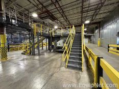 Alvey Model 881 Palletizer and ITW Muller F239 Octopus Pallet Wrapper Line