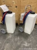 One Lot of Two Lafferty Equipment 975123 20 Gallon Spray and Rinse System