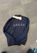 Gucci CW/neck wool knit sweater 795834, xxxl (authentic)