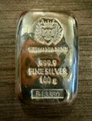 100 gram Silver Bar - Germania Mint (Serialized)