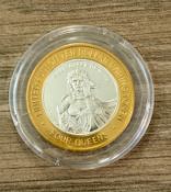 Queens/Dawn of the Queens Silver Casion Token
